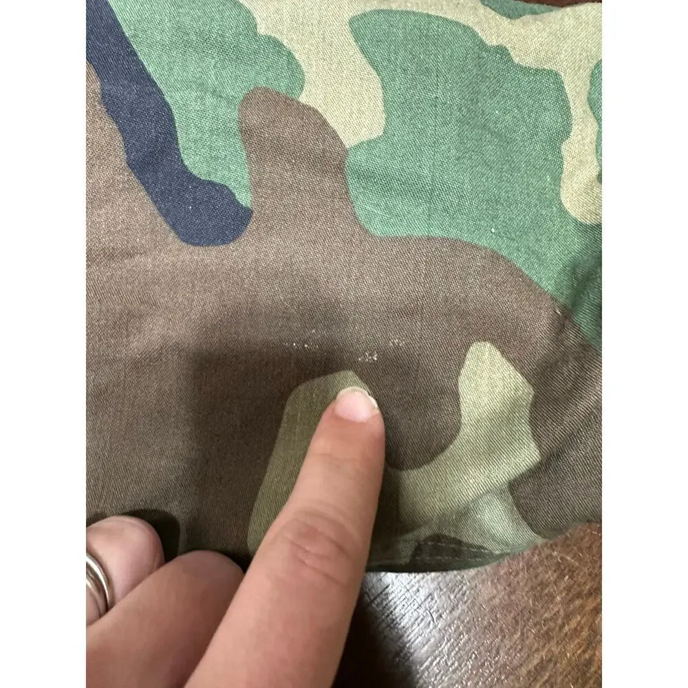US Military Camo Hooded Jacket Men Medium Hunting Utility Tactical Work Outdoor